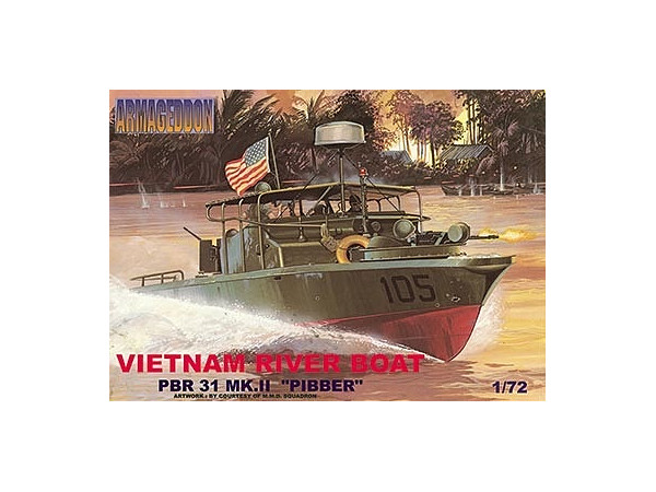1/72 アメリカ海軍 河川戦闘艇 哨戒艇 PBR 3隻セット ガレージキット 米海軍 河川哨戒艇PBR31 Mk.II ピバー（夕凪原型製作記53） : DAMEYA