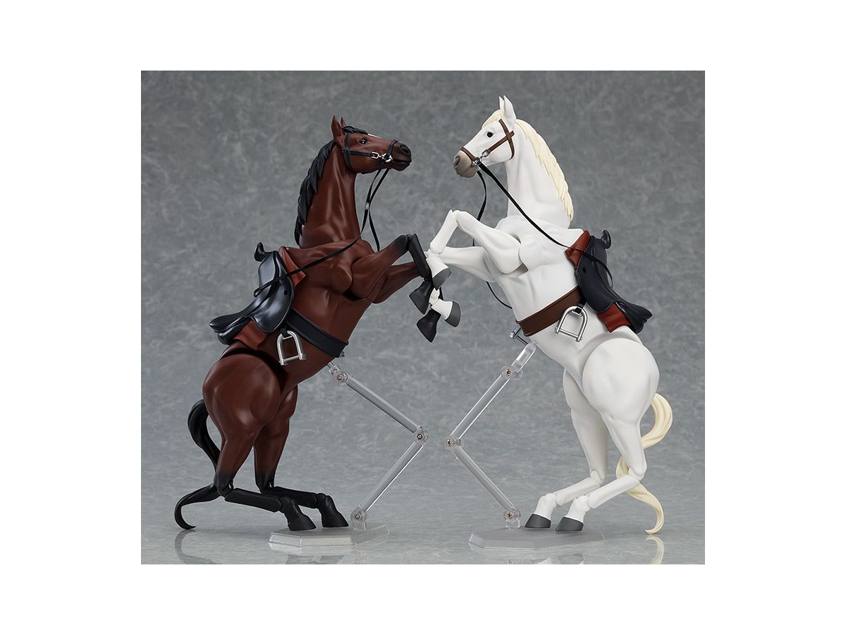 figma 馬 ver.2 (白) figma」を騎乗させて遊べる人気アクション
