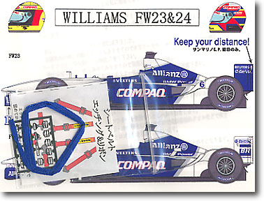 1/20 ウィリアムズ FW23 & 24 前後期 | HLJ.co.jp