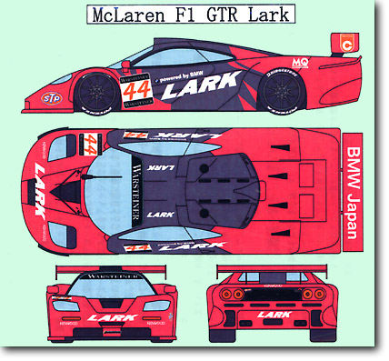 1/43 LARK マクラーレン F1-GTR ショート & ロング | HLJ.co.jp