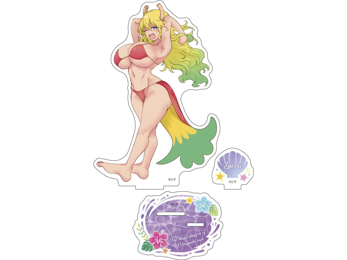 小林さんちのメイドラゴン BIGアクリルスタンド[水着ver.] 4.ルコア