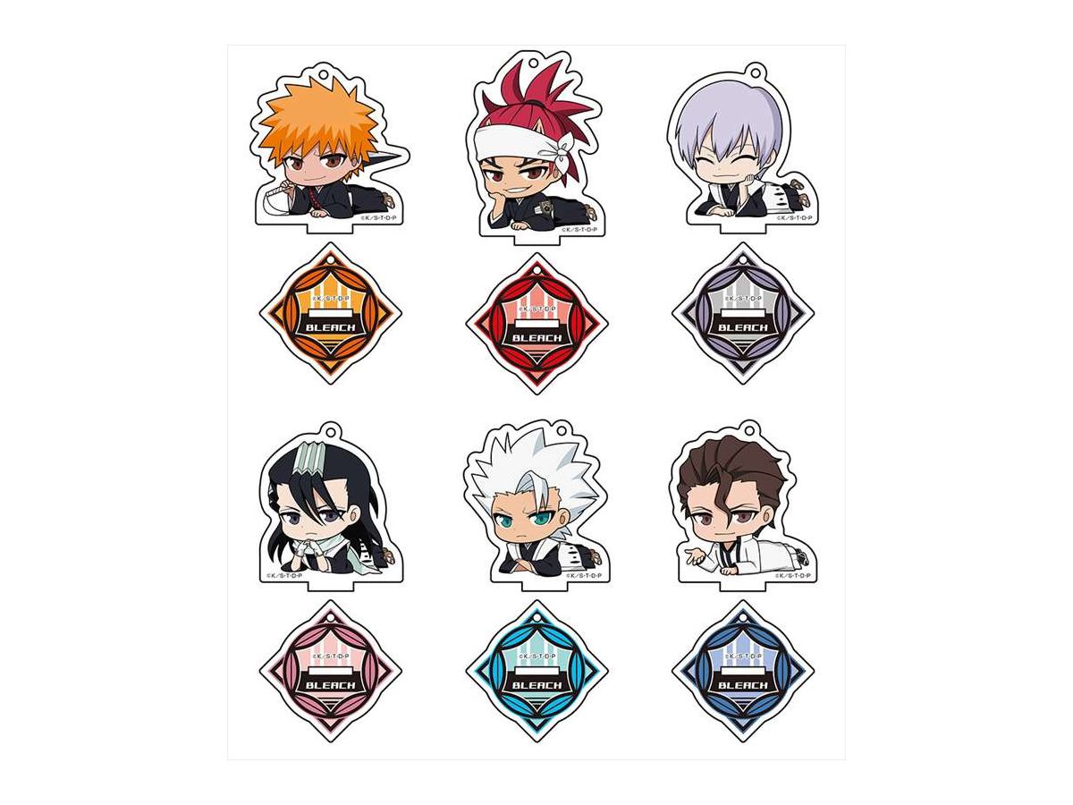 BLEACH: ごろりんアクリルキーホルダーコレクション 1Box 6pcs | HLJ.co.jp