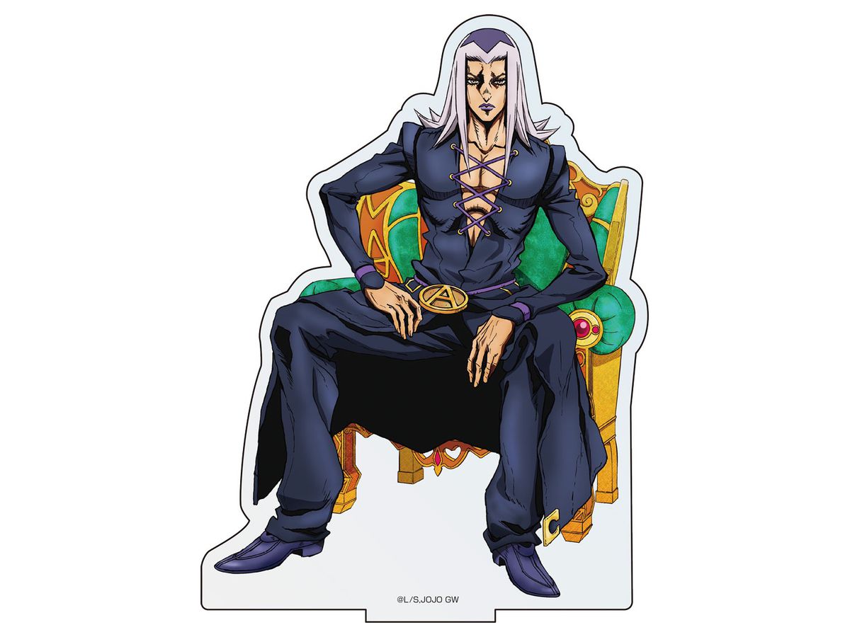 ジョジョ 黄金の風 描き下ろしbigアクリルスタンド ブチャラティチーム 3 レオーネ アバッキオ By メディコス ホビーリンク ジャパン