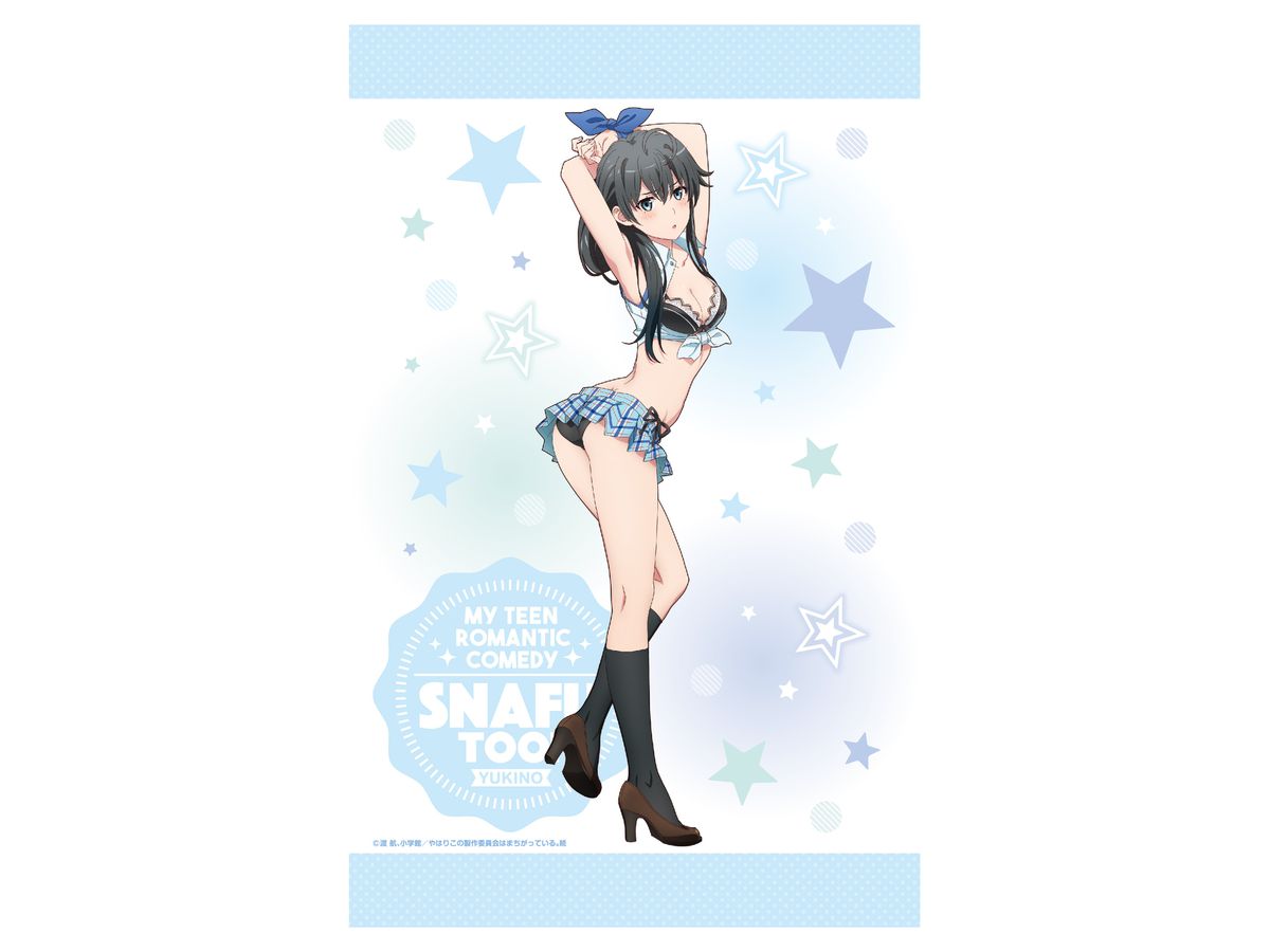 タペストリー　1.雪ノ下雪乃 スクールガールver B2タペストリー 「やはり俺の青春ラブコメはまちがっている。続」 TVアニメ 俺ガイル B2タペストリー (スクールガールver) 1