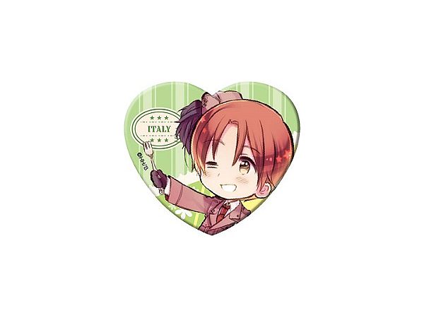 ヘタリア World Stars ハート型ラメアクリルバッジ Vol.1 1Box 6pcs