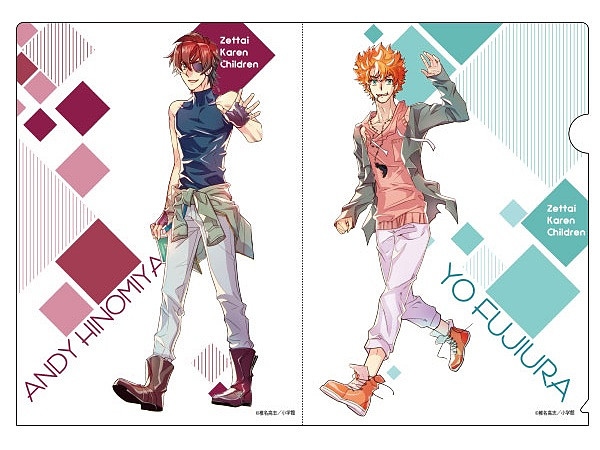 絶対可憐チルドレン クリアファイル F アンディ ヒノミヤ X 藤浦 葉 絶対可憐チルドレン クリアファイル F アンディ ヒノミヤ X 藤浦 葉