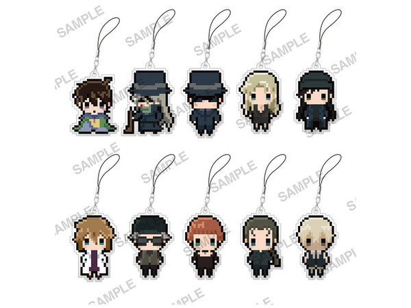 名探偵コナン ぷちびっとストラップコレクション Ver Black 1box 10pcs 名探偵コナン ぷちびっとストラップコレクション Ver Black 1box 10pcs