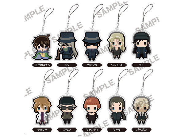 名探偵コナン ぷちびっとストラップコレクション Ver Black 1box 10pcs 名探偵コナン ぷちびっとストラップコレクション Ver Black 1box 10pcs