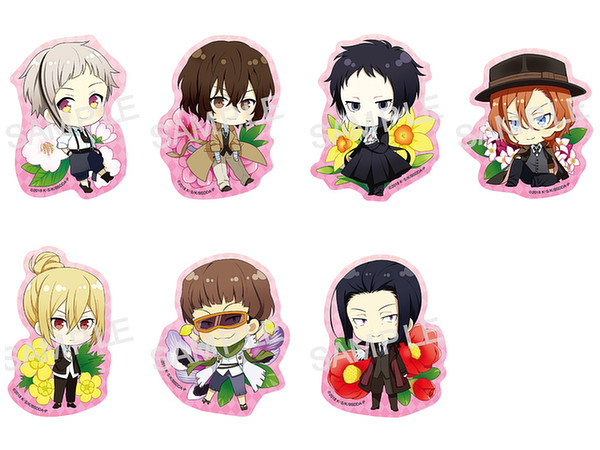 文豪ストレイドッグス クリアクリップバッジ 春ノ花 1Box 7pcs | HLJ.co.jp