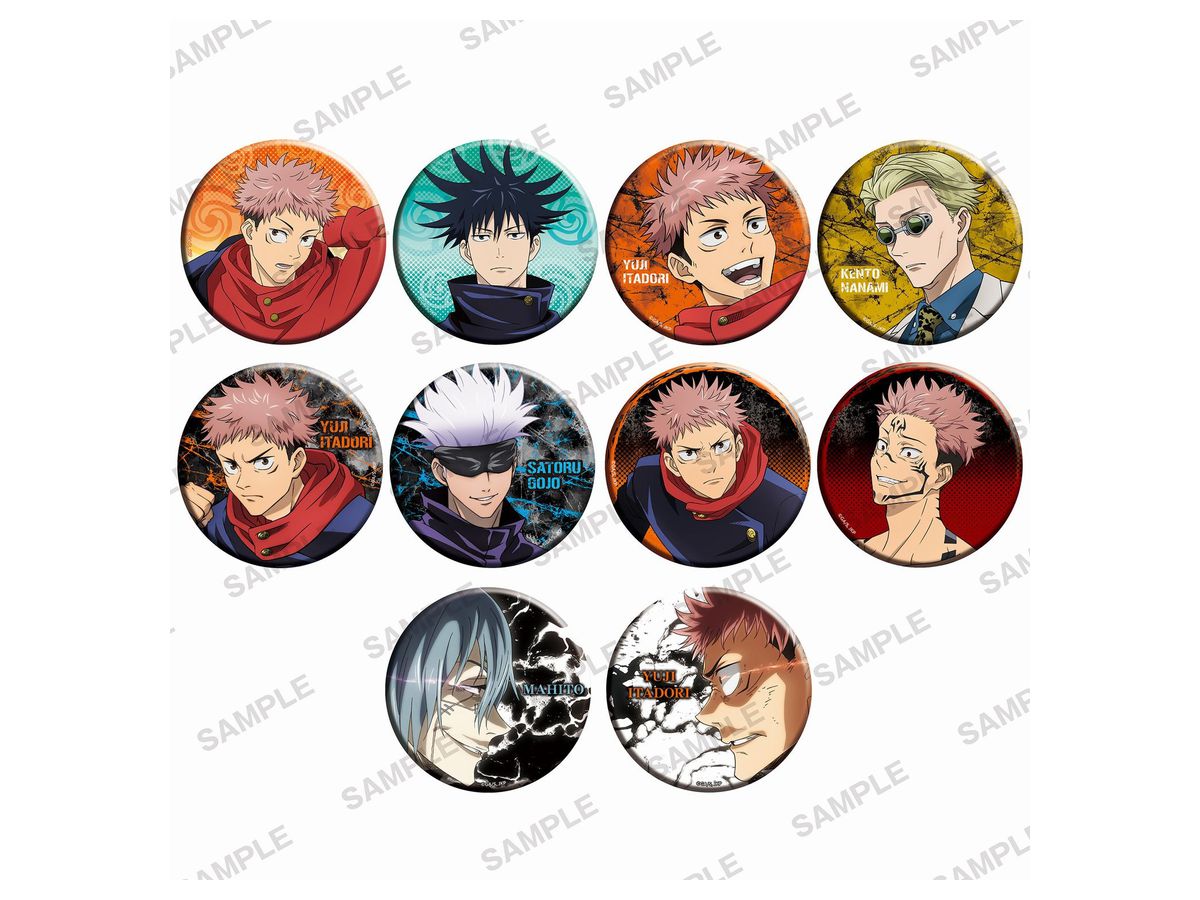 呪術廻戦 じゅじゅ缶バッジ 75 1 Box 10pcs By Kadokawa メディアファクトリー ホビーリンク ジャパン