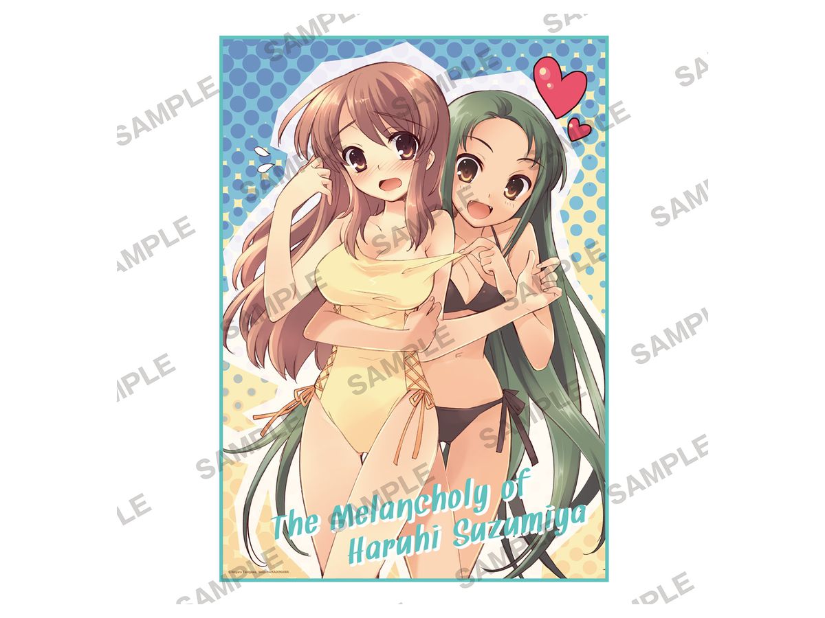 涼宮ハルヒ B2マイクロファイバータオル Summer Ver 朝比奈みくる 鶴屋さん By Kadokawa メディアファクトリー ホビーリンク ジャパン