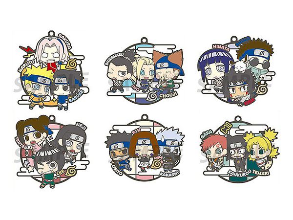 ラバーマスコット バディコレ NARUTO-ナルト- 疾風伝 スリーマンセル