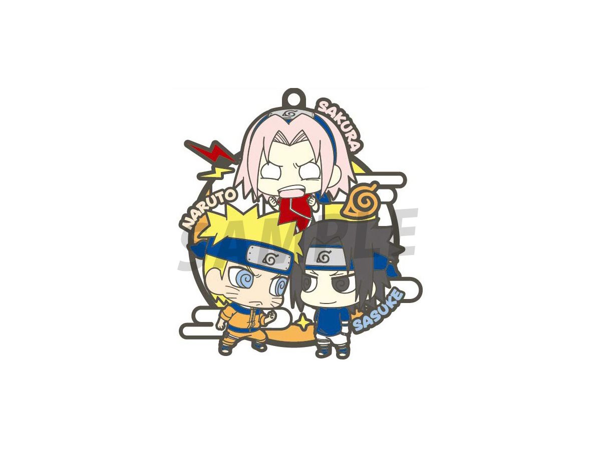 ラバーマスコット バディコレ NARUTO-ナルト- 疾風伝 スリーマンセル