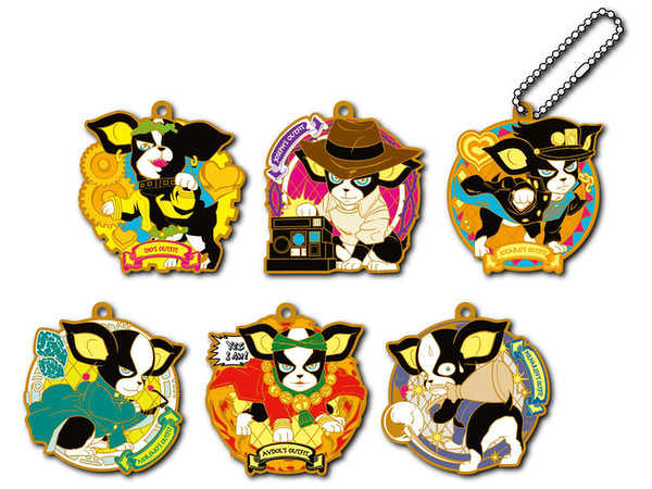 ラバーマスコット ジョジョの奇妙な冒険 イギーの奇妙なコスプレ Gold Ver 1box 6pcs ラバーマスコット ジョジョの奇妙な冒険 イギーの奇妙なコスプレ Gold Ver 1box 6pcs