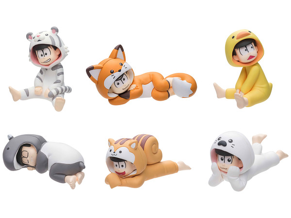 おそ松さん パルメイト ごろごろけものぱじゃま 6子 限定カラーセット おそ松さん パルメイト ごろごろけものぱじゃま 6子 限定カラー