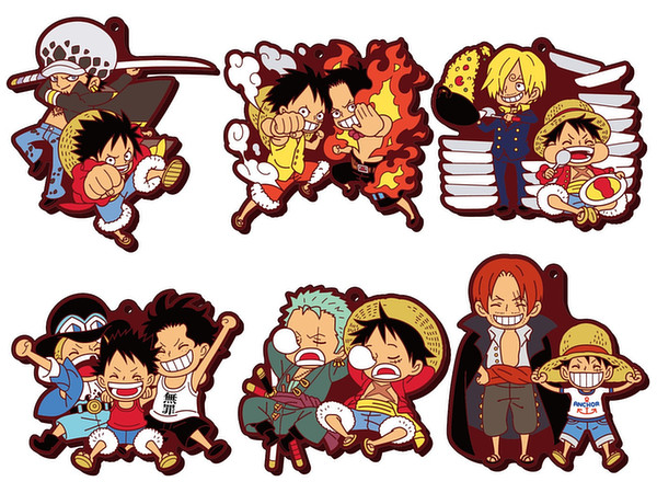 ラバーマスコット バディコレ ONE PIECE ルフィスペシャル! 1Box 6pcs