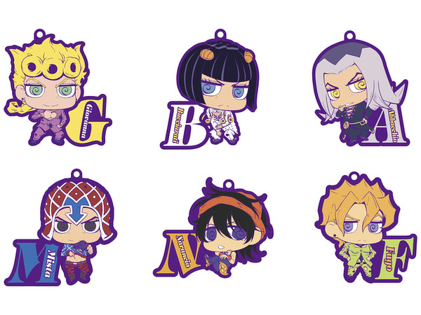 ラバーマスコット ジョジョの奇妙な冒険 黄金の風 集合!ブチャラティ