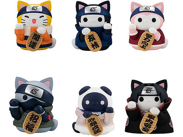 NARUTO ニャルト！招き猫FORTUNE第1弾 6個入1BOX MEGA CAT PROJECT NARUTO-ナルト- ニャルト! 招き猫FORTUNE 1Box 6pcs