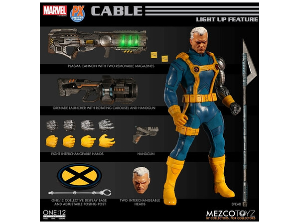 ワン12コレクティブプレビュー限定 ケーブル 1/12 X-MEN ver メズコトイズ ワン12コレクティブ マーベルユニバース