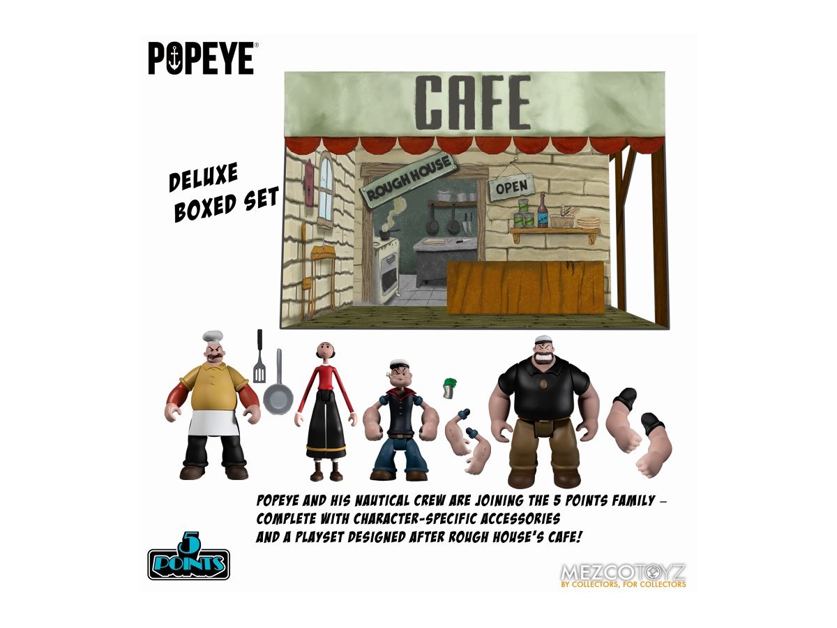 5ポイント/ POPEYE: ポパイ カフェラウンジ 3.75インチ アクション 