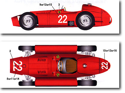 1/20 ランチア フェラーリ D50 Version C | HLJ.co.jp
