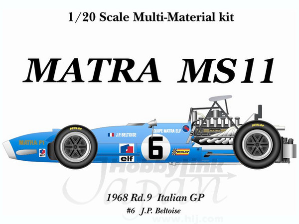 モデルファクトリーヒロ 1/20 マトラMS11 1968年 オランダGP