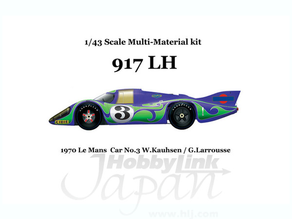 MFH ポルシェ　917LH 1/43 ルマン 1970 #3 モデルファクトリーヒロ 1/43 フルディティールメタルキット