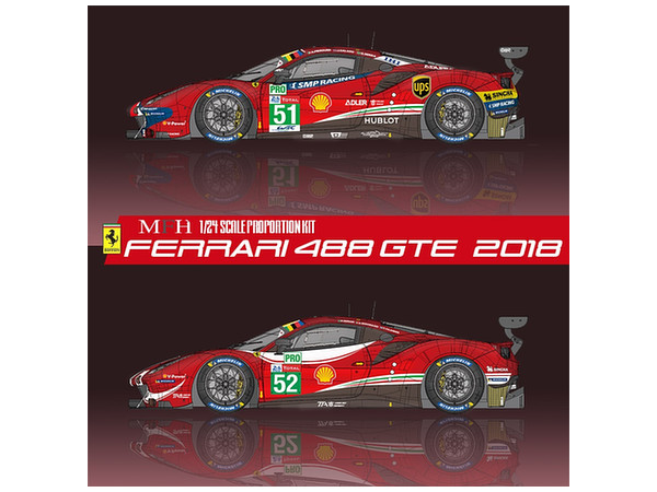 1/24 488GTE 2018 Ver.A 2018 LM 24hours AF Corse #51/#71 | HLJ.co.jp