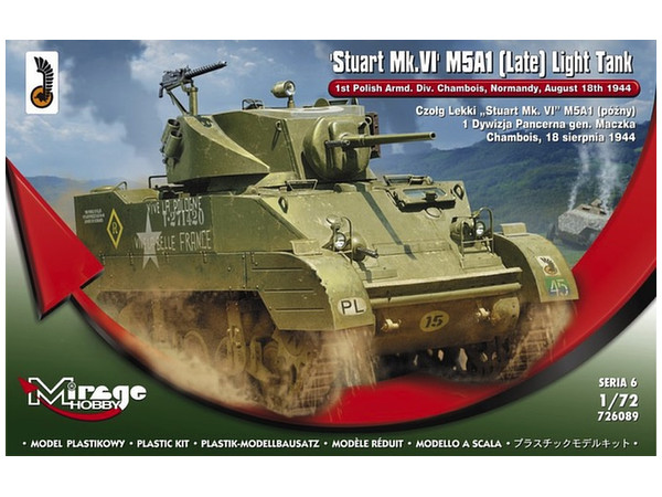 1&frasl;72 M5A1スチュアート軽戦車後期型 ポーランド軍第1機甲