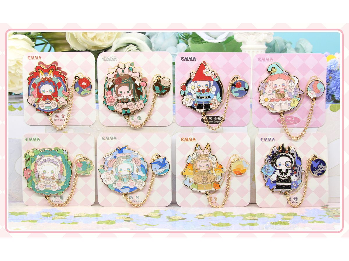 EMMA 秘境の森の花園シリーズ トレーディングバッジ 1Box 6pcs | HLJ.co.jp