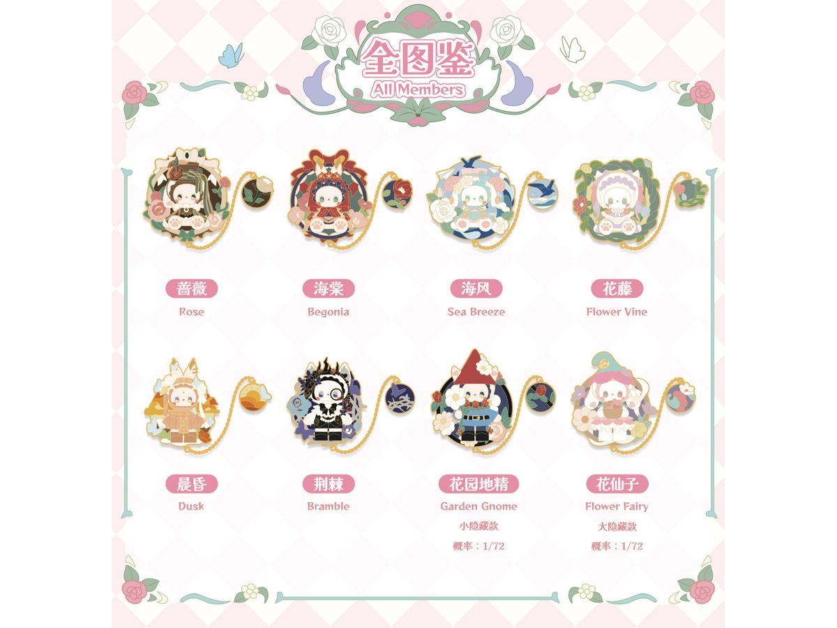 EMMA 秘境の森の花園シリーズ トレーディングバッジ 1Box 6pcs | HLJ.co.jp