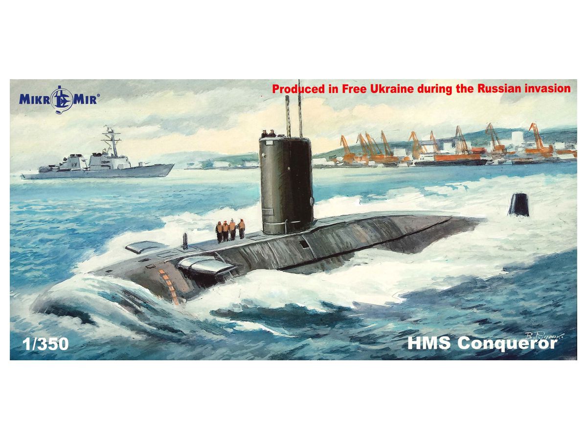 1/350 HMS コンカラー 原子力潜水艦 | HLJ.co.jp
