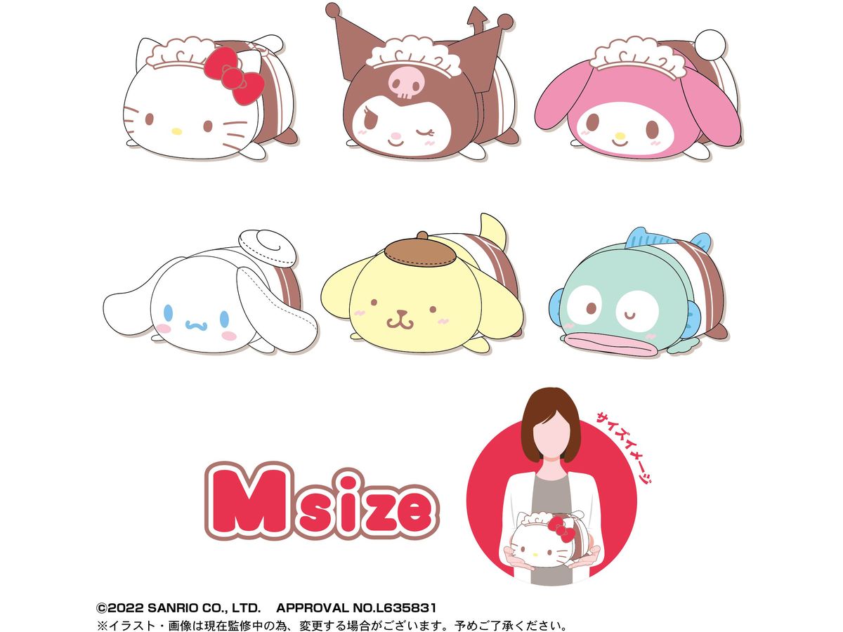 サンリオキャラクターズ ぽてコロマスコットMsize3 F