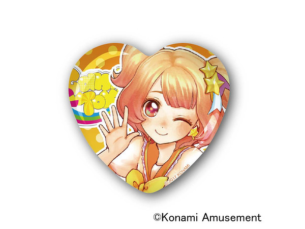 魅ナミ キャラクターカード ハート缶バッジ　オトパ 魅ナミ キャラクターカード ハート缶バッジ オトパ 魅ナミ