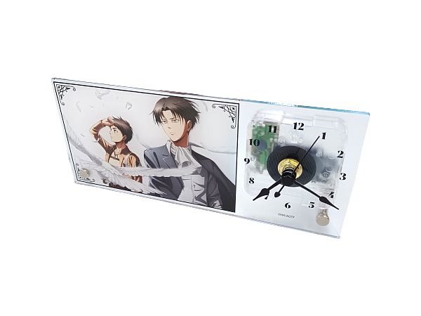 【希少品】 進撃の巨人　アクリル置き時計 リヴァイ エレン 進撃の巨人 アクリル置時計 エレン&リヴァイ | HLJ.co.jp