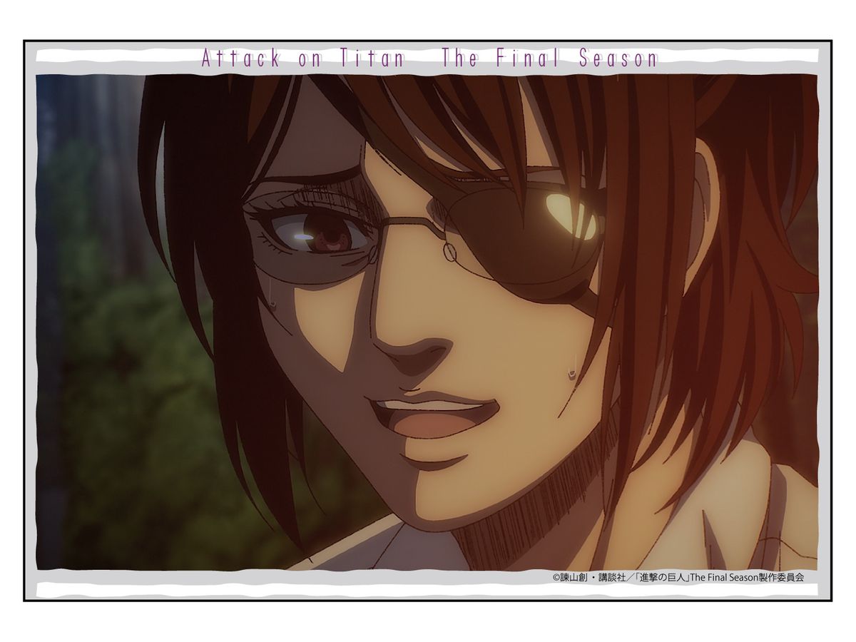 進撃の巨人 - ハンジ 場面写ブロマイド3枚セット | AMNIBUS