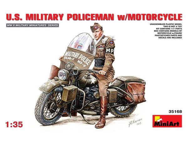 1/35 アメリカ陸軍憲兵 (バイク付) | HLJ.co.jp
