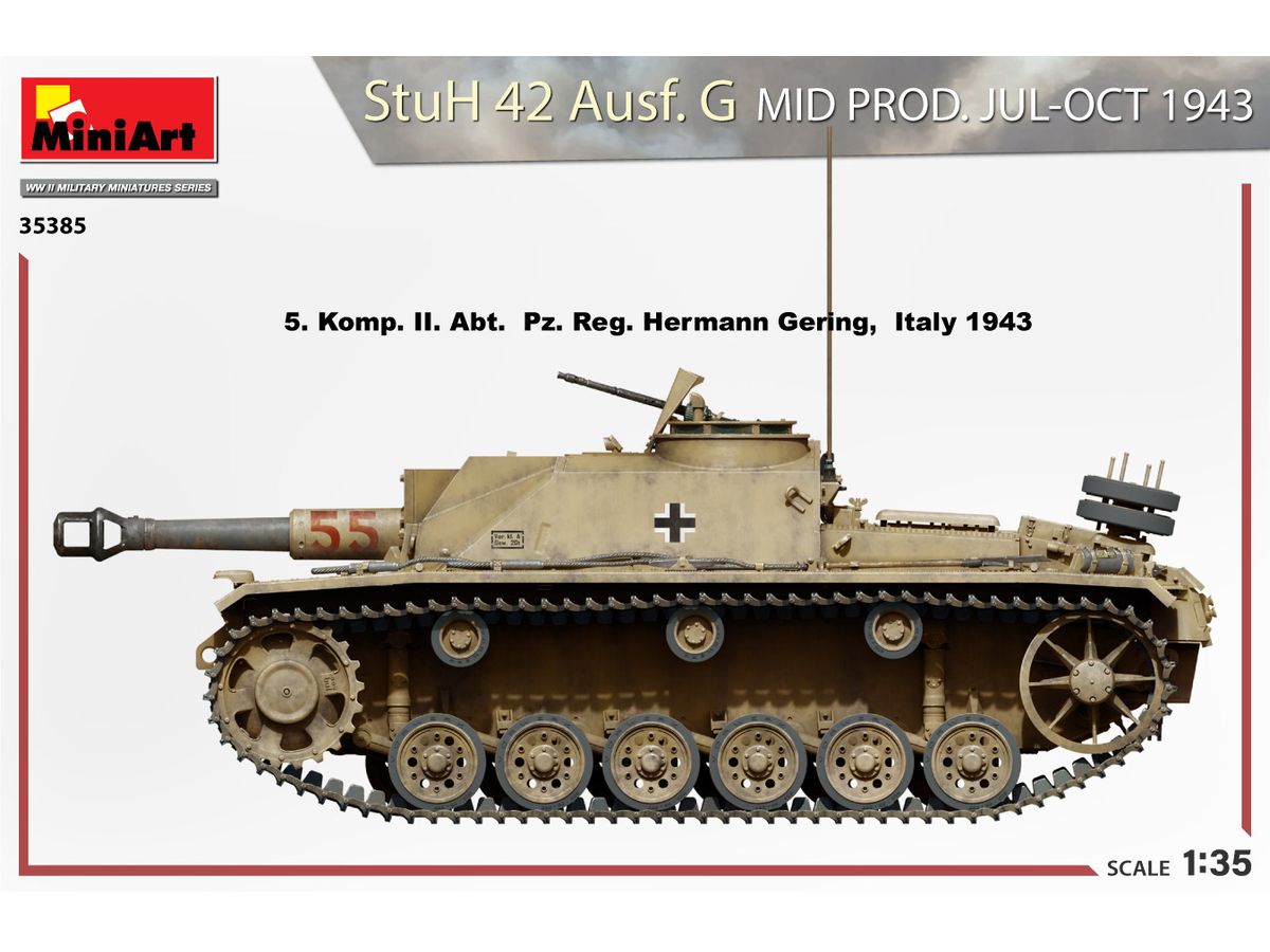 1/35 10.5cm突撃榴弾砲42 G型 中期型 (1943年7月-10月) | HLJ.co.jp