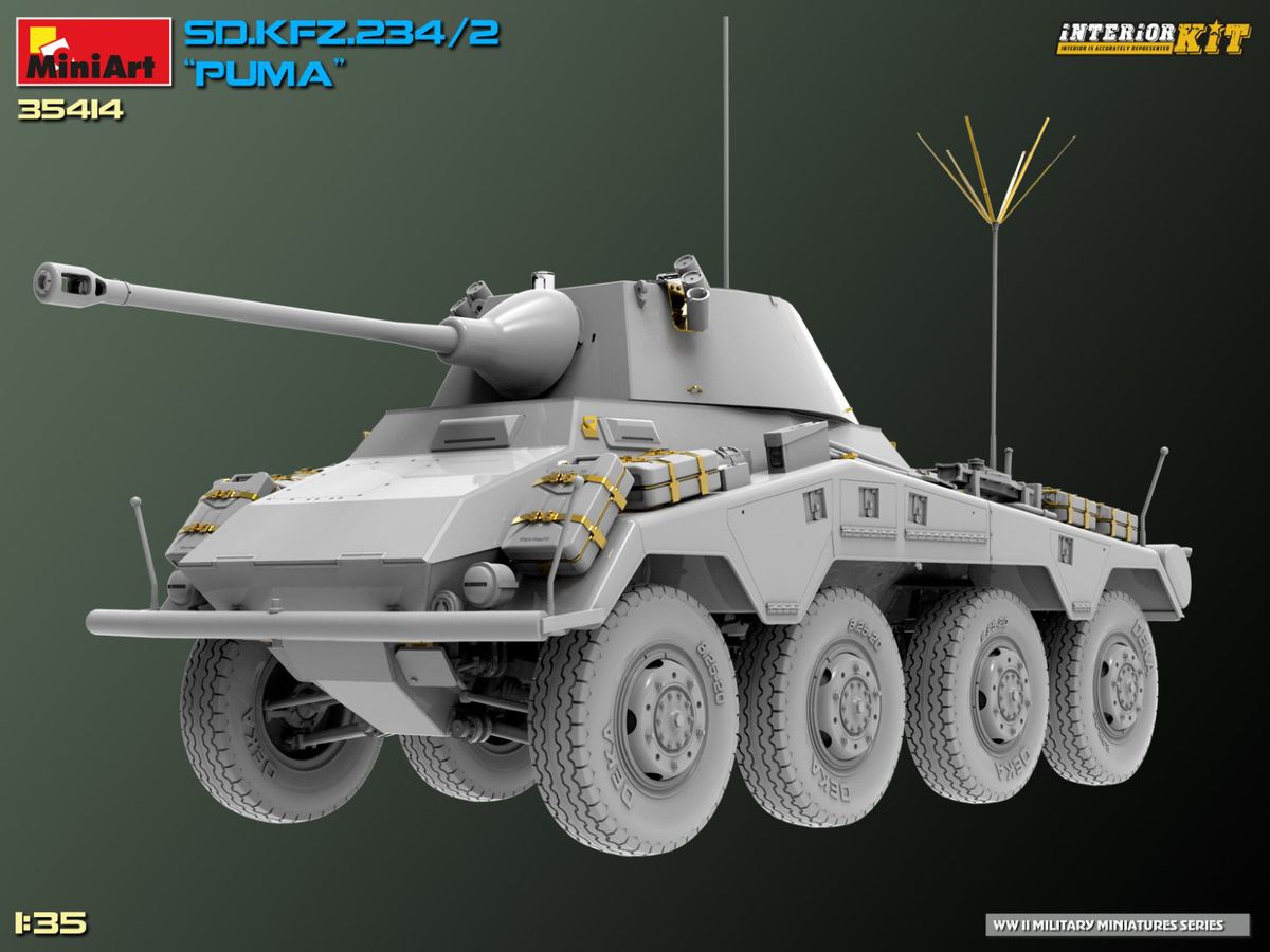 1/35 Sd.Kfz.234/2 プーマ インテリアキット | HLJ.co.jp