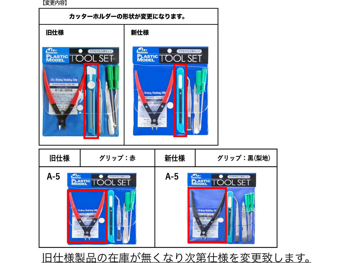 No. 1000 プラモデル工具セット A-5 | HLJ.co.jp
