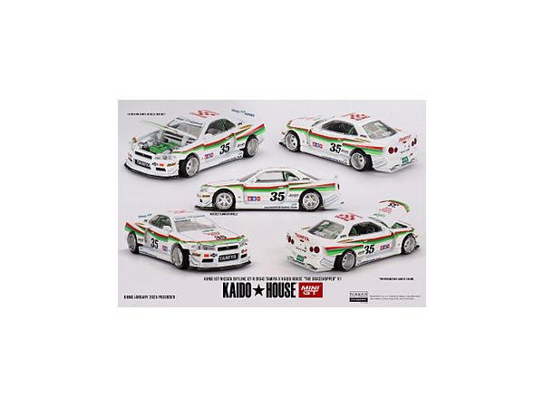 1/64 Nissan スカイライン GT-R R34 TAMIYA x KAIDO HOUSE グラス