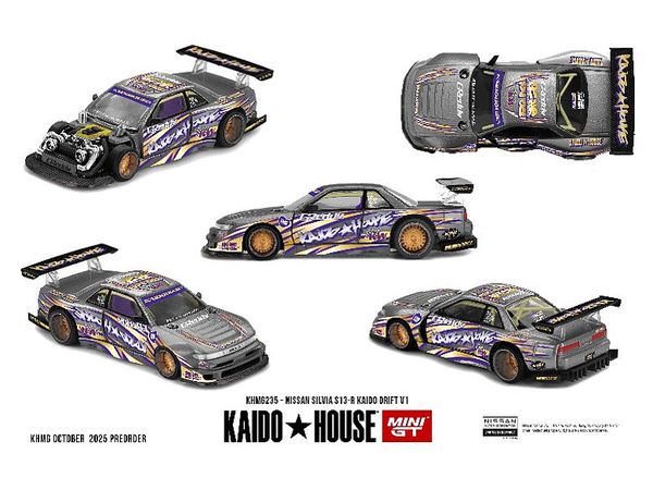 1/64 Nissan シルビア S13-R KAIDO DRIFT V1 (右ハンドル) | HLJ.co.jp