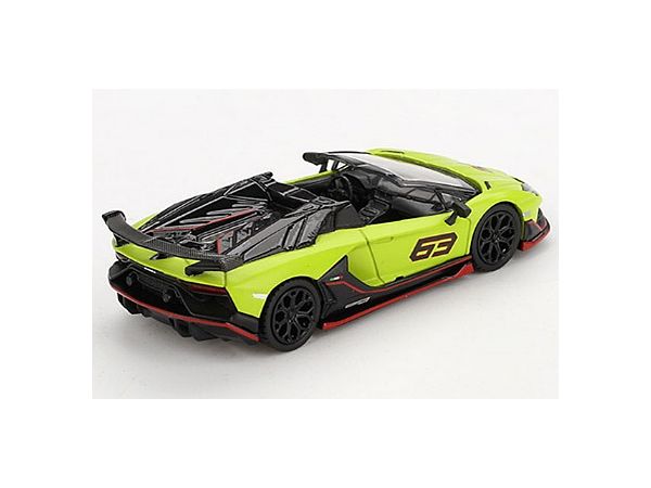 ランボルギーニ アヴェンタドールSVJ ロードスター 1/18 グリーン ランボルギーニ アヴェンタドールSVJ ロードスター 1/18