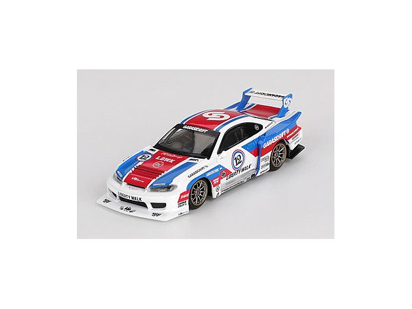 1/64 日産 SILVIA S15 HKS LBWK スーパーシルエット MINI GT 1:64 Nissan S15 SILVIA LB-Super Silhouette #555 2022