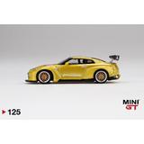 1/64 Pandem Nissan GT-R R35 GTウィング コスモポリタンイエロー(右