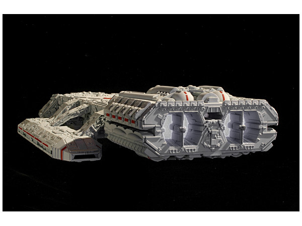 53新品メビウス 宇宙空母ギャラクティカ 1/4105 プラスチックモデルキット 宇宙空母ギャラクティカ ギャラクティカ (プラモデル) - ホビー
