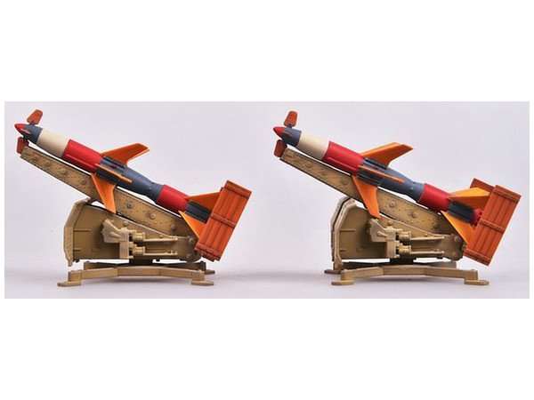 1/72 ドイツ軍 ライントホター R1 ミサイル&発射台 2基セット | HLJ.co.jp