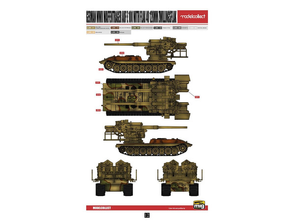 1/72 ドイツ E-100 ウェポンキャリアー w/128mm FlaK40 ツヴィリング