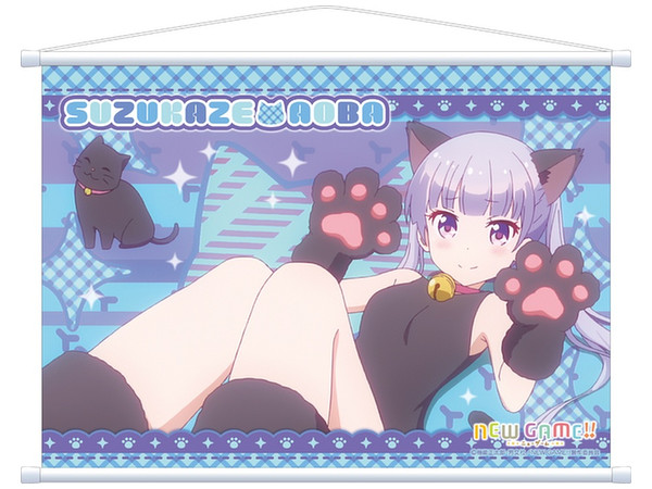 New Game アニメ版 青葉のふわもふアニマルタペストリー 猫 By ムービック ホビーリンク ジャパン New Game アニメ版 青葉のふわもふアニマルタペストリー 猫 By ムービック ホビーリンク ジャパン