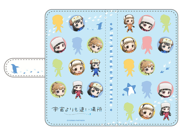 宇宙よりも遠い場所 アニメ版 手帳型スマートフォンケース ちびキャラ By ムービック ホビーリンク ジャパン